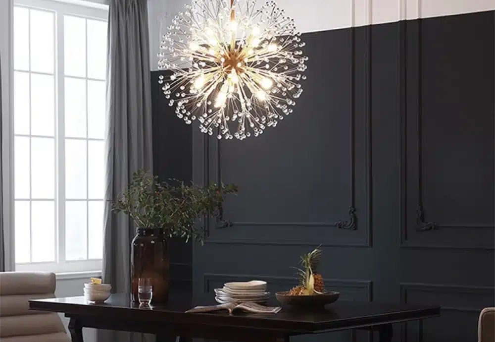 art deco inspired chandelier